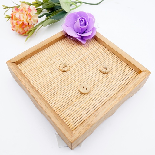 [CB13318 LIGHT BROWN] Engrave Spider 2 Hole Coconut Button