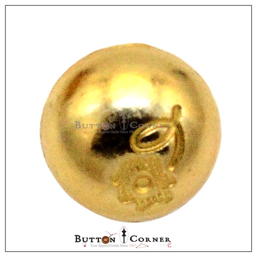 [MBT48 MATT GOLD] Flower Embossed Dome Shirt Button