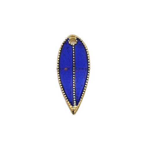 Neem Leaf Metal Hanging Button