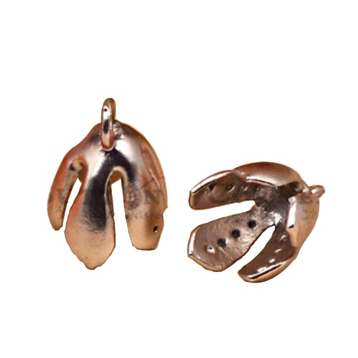 [FAR7710-MATT SILVER] Flower Design Cap Hanging Button