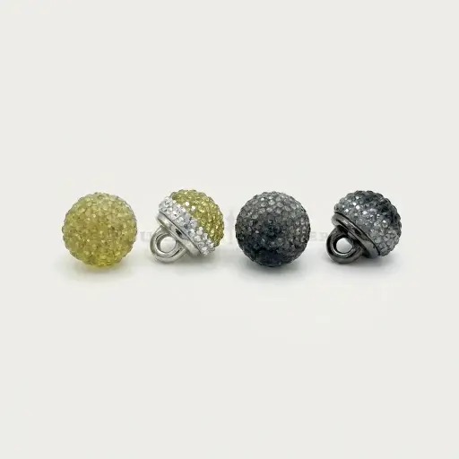 Globe Design Plastic Shank Button