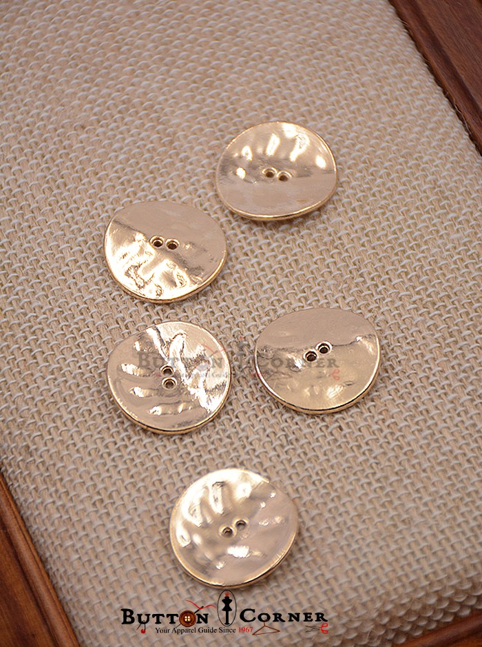 Shell Shape 2 Hole Metal Button