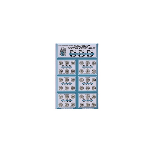 [555SPS 8M] Two Part Spring Press Stud (Germany)